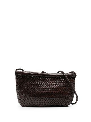 Small Grace Leather Basket Bag