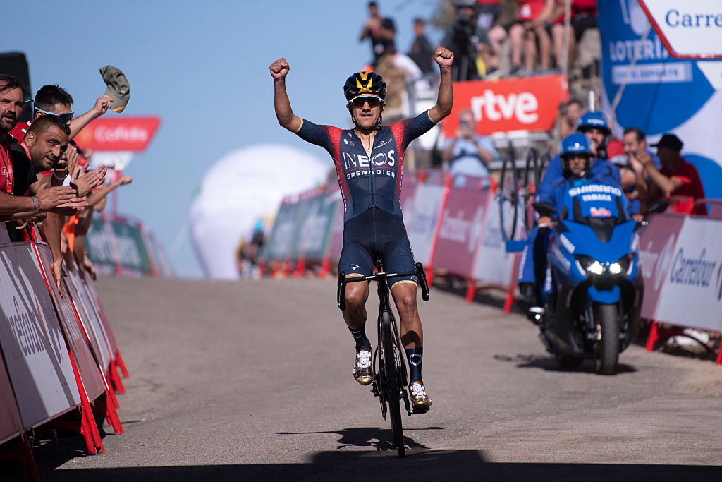 Richard Carapaz wins on the Pandera, Vuelta a Espana 2022