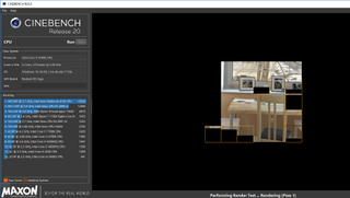 Cinebench is a good tool for benchmarking your processor (Image Credit: TechRadar)