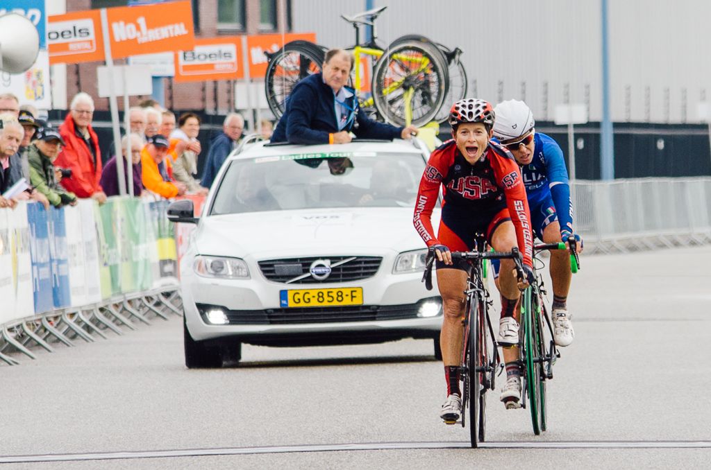 Lauren Hall wins stage 3