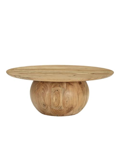 Orb Acacia Wood Coffee Table