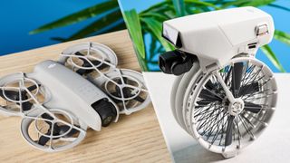 A DJI Neo and a DJI Flip