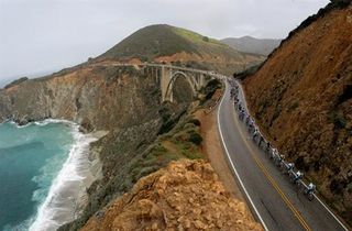 The coastal highway is gorgeous, but unstable. Portions north of the Bixby Bridge (pictured) have collapsed due to winter storms.