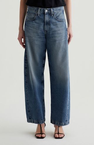 Hattie High Waist Ankle Wide Barrel Leg Jeans