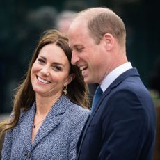 Prince William and Kate Middleton attend the opening of the Glade of Light Memorial