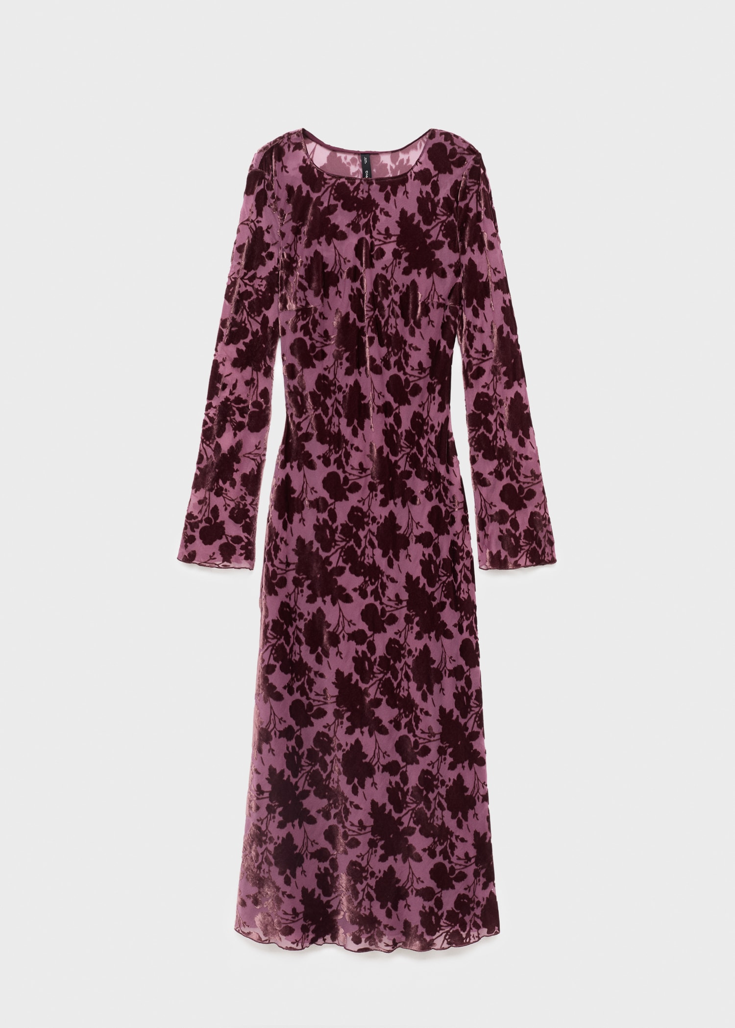 Floral Jacquard Dress With Bell Sleeves - Women | Mango Usa