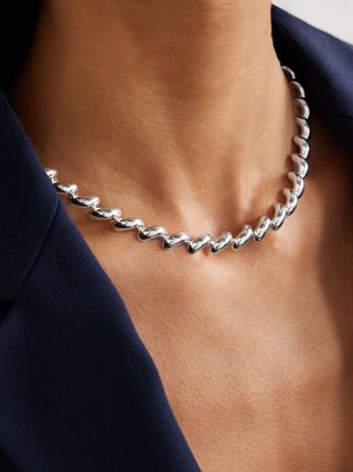 LIÉ STUDIO The Edith Silver-Tone Necklace