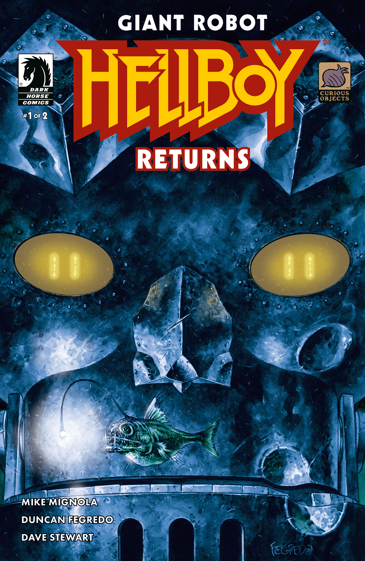 Cover of Giant Robot Hellboy Returns #1