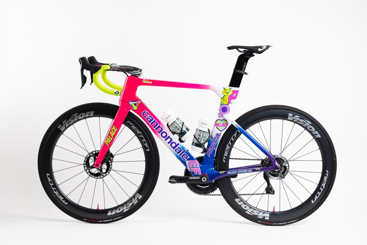 EF's new Cannondale bikes, complete with Palace design