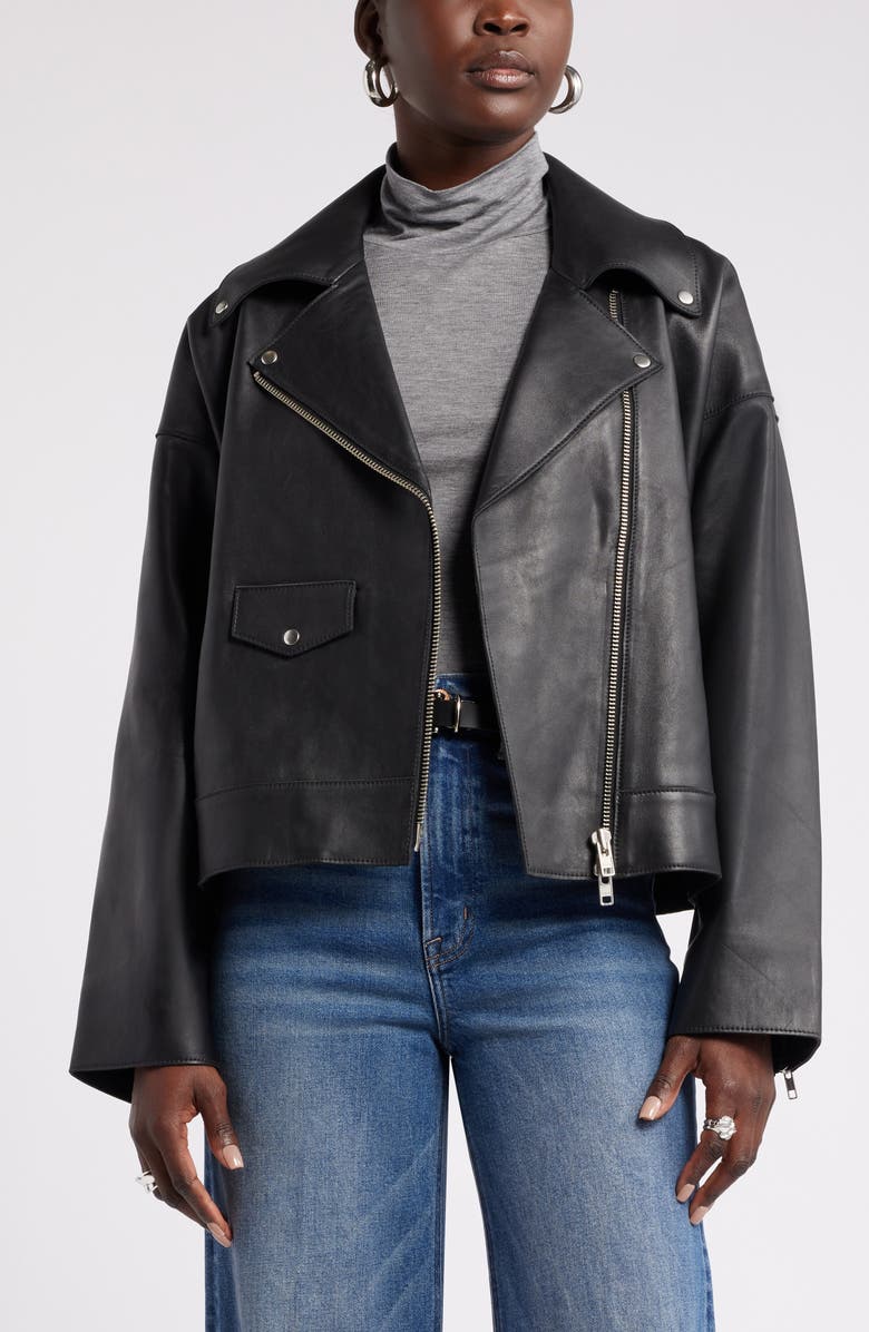 Leather Moto Jacket