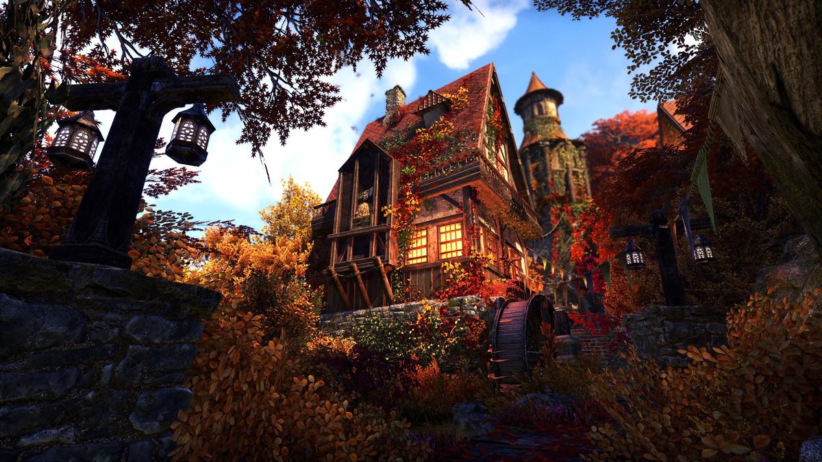 An image of a stately home in The Elder Scrolls Online.