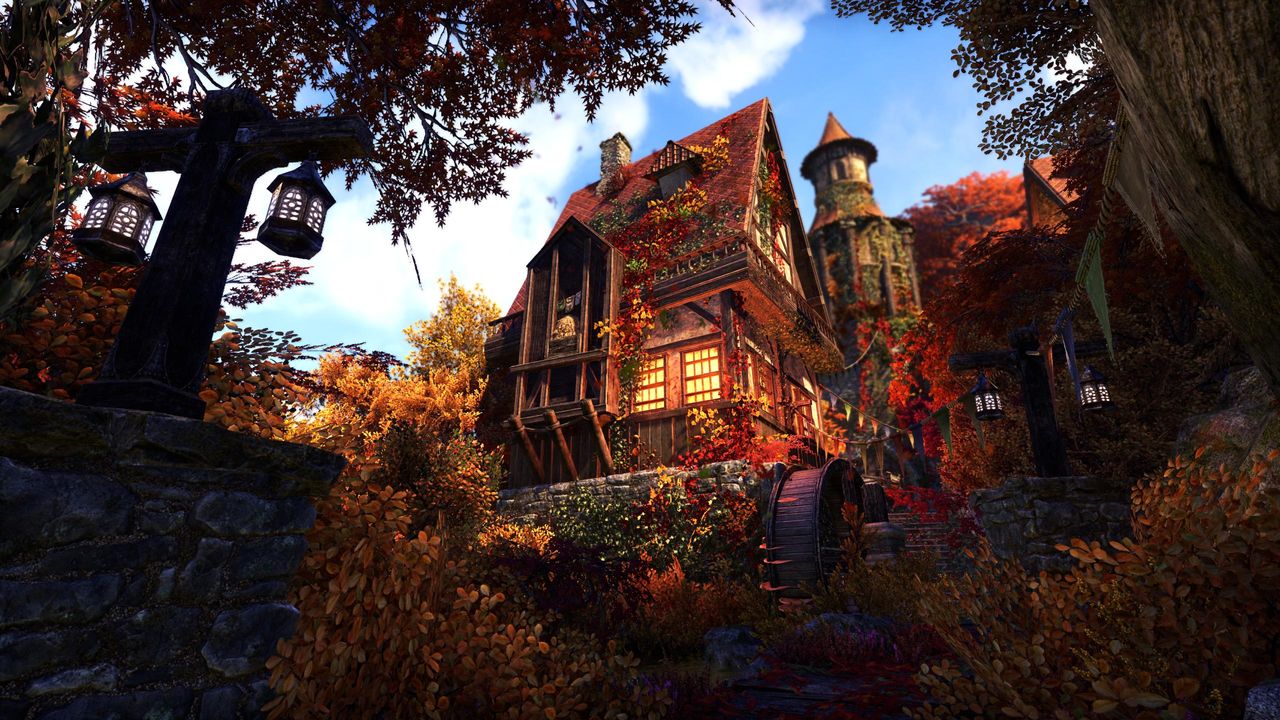 An image of a stately home in The Elder Scrolls Online.