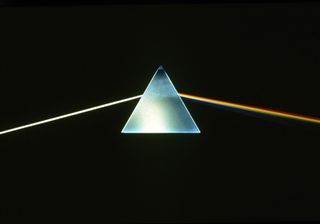 prism with black background