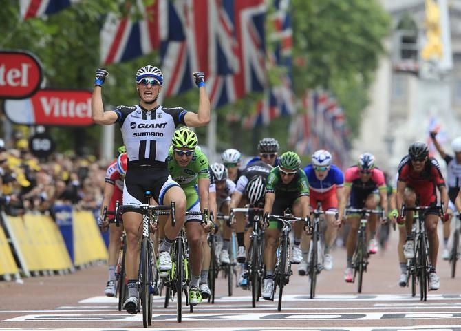 Marcel Kittel (Giant-Shimano) wins stage 3 of the Tour de France