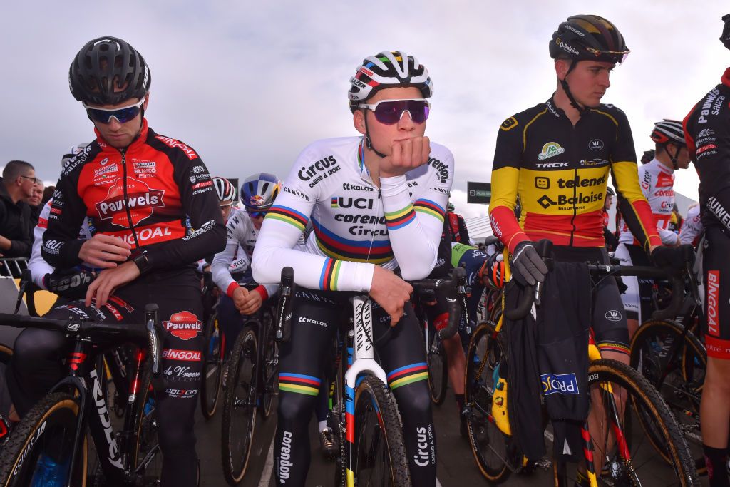 Mathieu van der Poel at the start