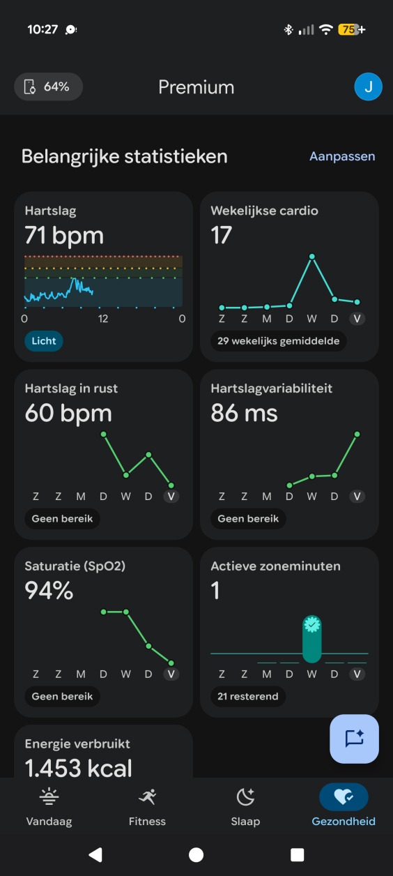 Fitbit Air Health