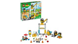 LEGO DUPLO Construction Tower Crane Playset, one of w&h's picks for Christmas gifts for kids