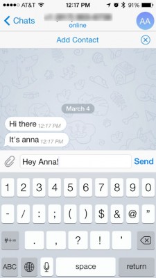 Telegram Texting App