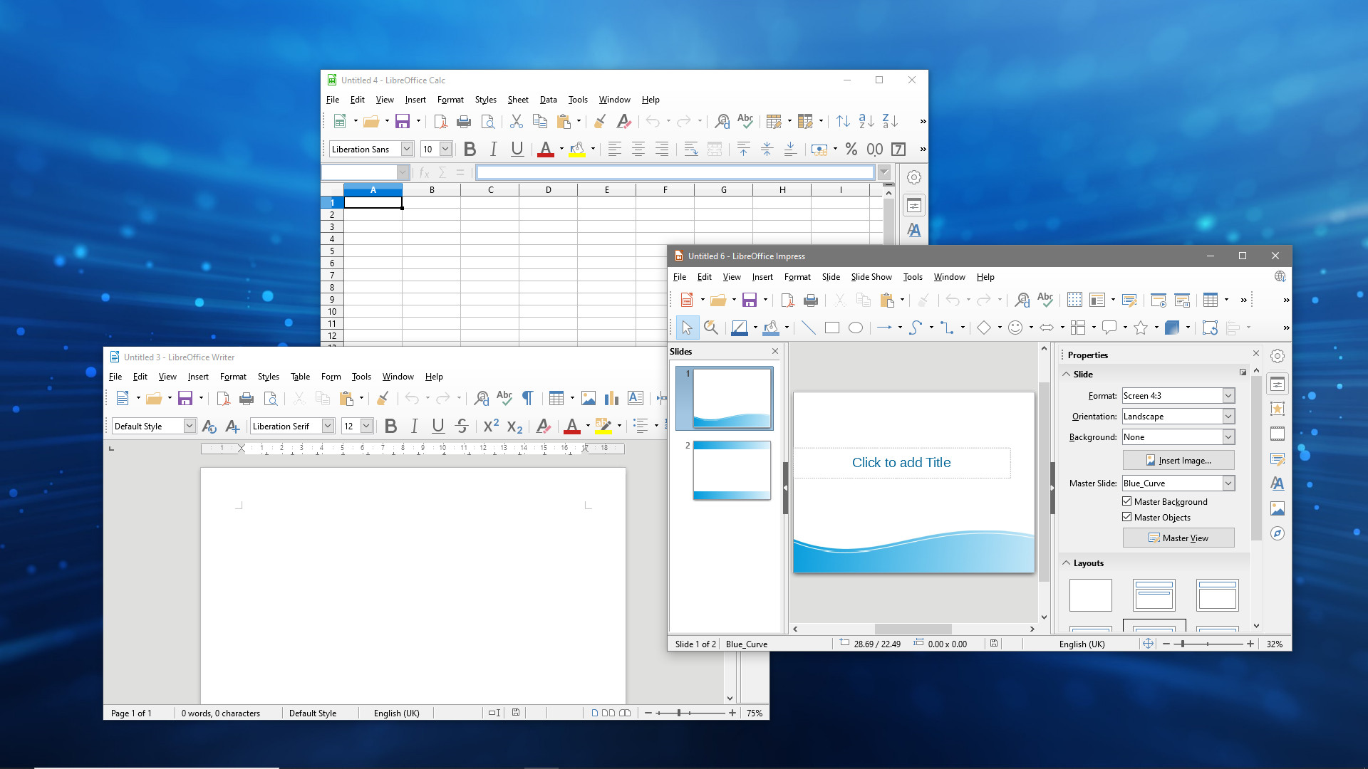 libreoffice for windows 10 tablet