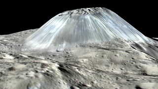 Data from NASA's Ceres-orbiting Dawn spacecraft suggests that