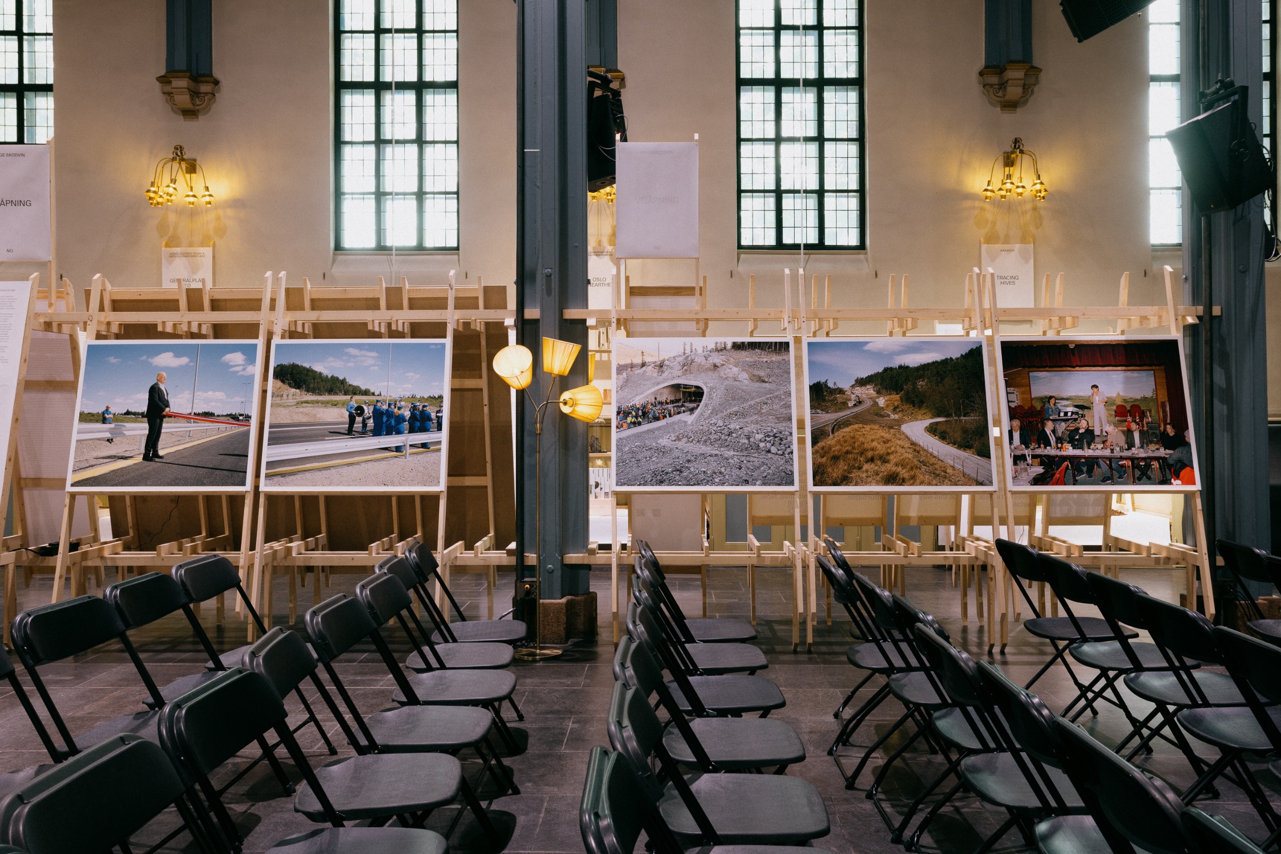 exhibition views at the 2026 Oslo Architecture Triennale
