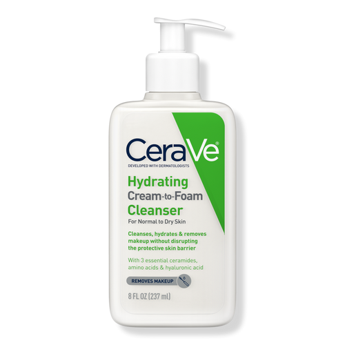 Hydrating Cream-To-Foam Face Wash for Balanced to Dry Skin - 8.0 Oz