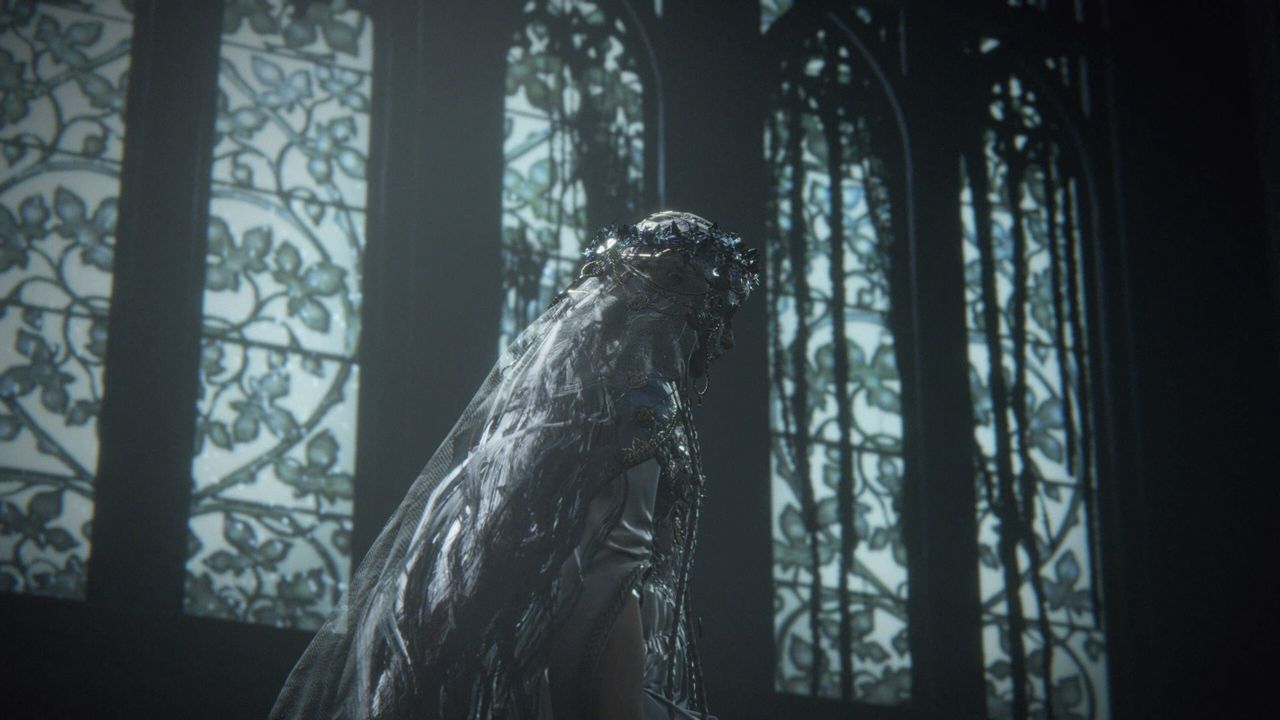 Revenant standing next to a window