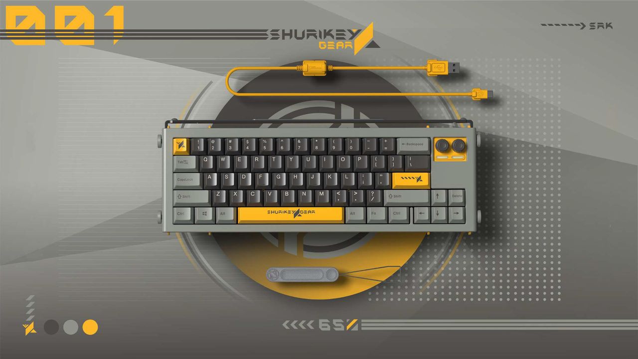 Shurikey Gear Hanzo mechanical keyboard