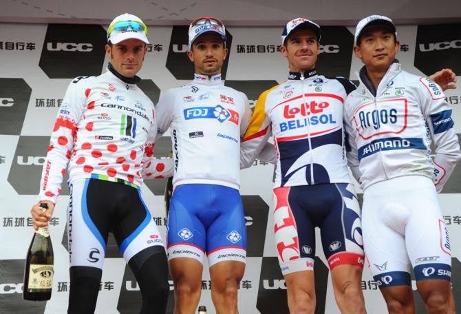 The day's jersey winners