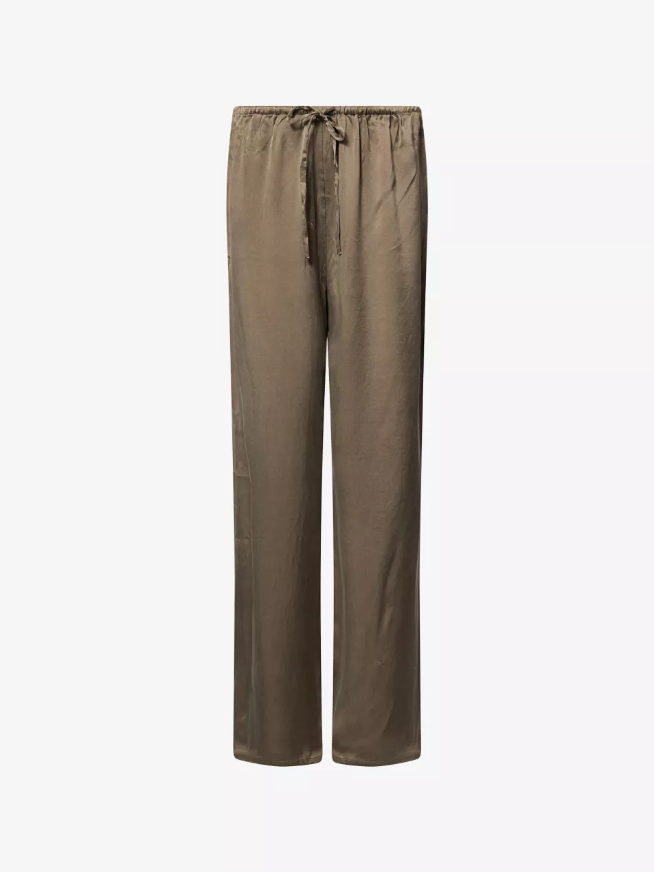 Percy Relaxed-Fit Silk Trousers