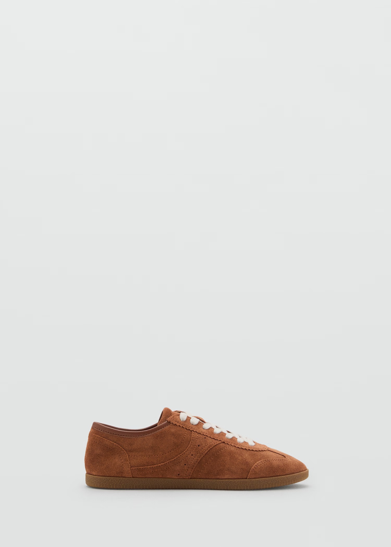 MANGO, Suede Sneakers 
