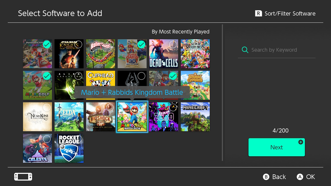 How to Create Groups on Nintendo Switch - Choose Software Titles