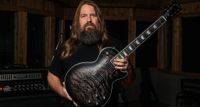Mark Morton with his signature Les Paul Modern
