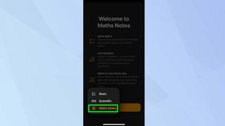 Enable Math Notes 