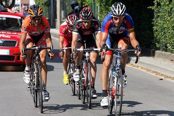 George Hincapie (Discovery) in the break for a second time in this Giro.