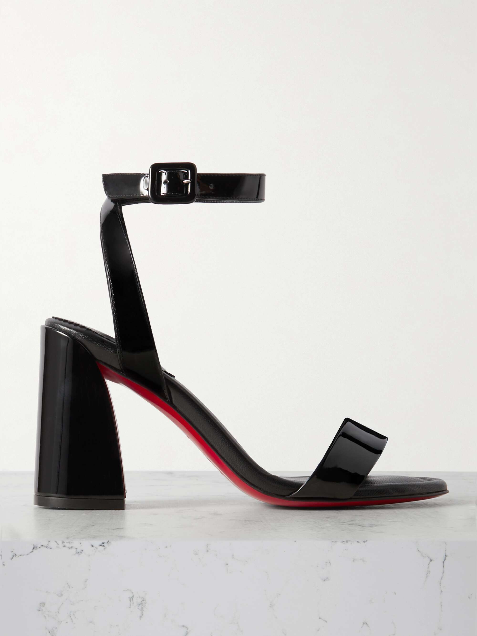 Miss Sabina 85 Patent-Leather Sandals