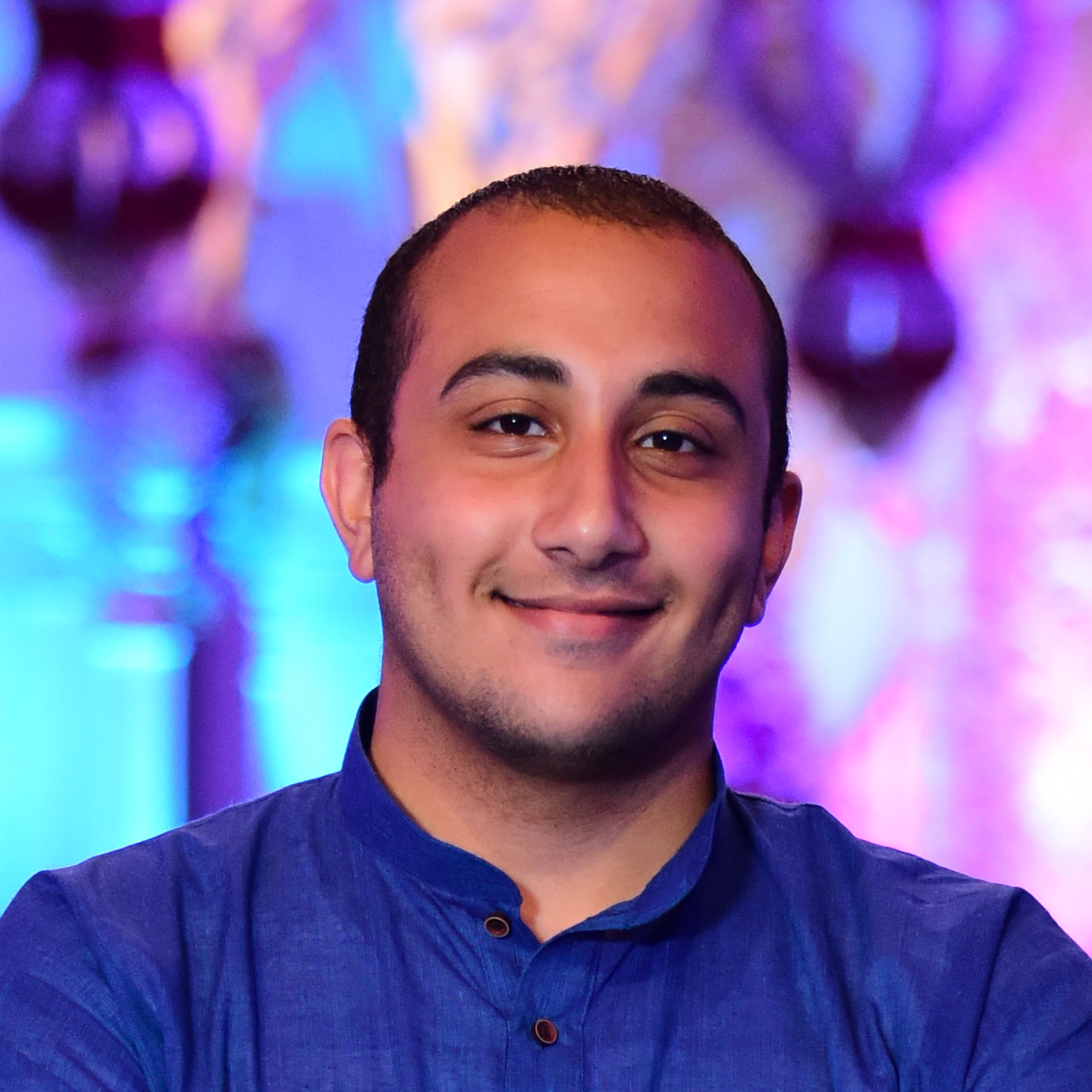 Color portrait of Yasser Alaa Mobarak