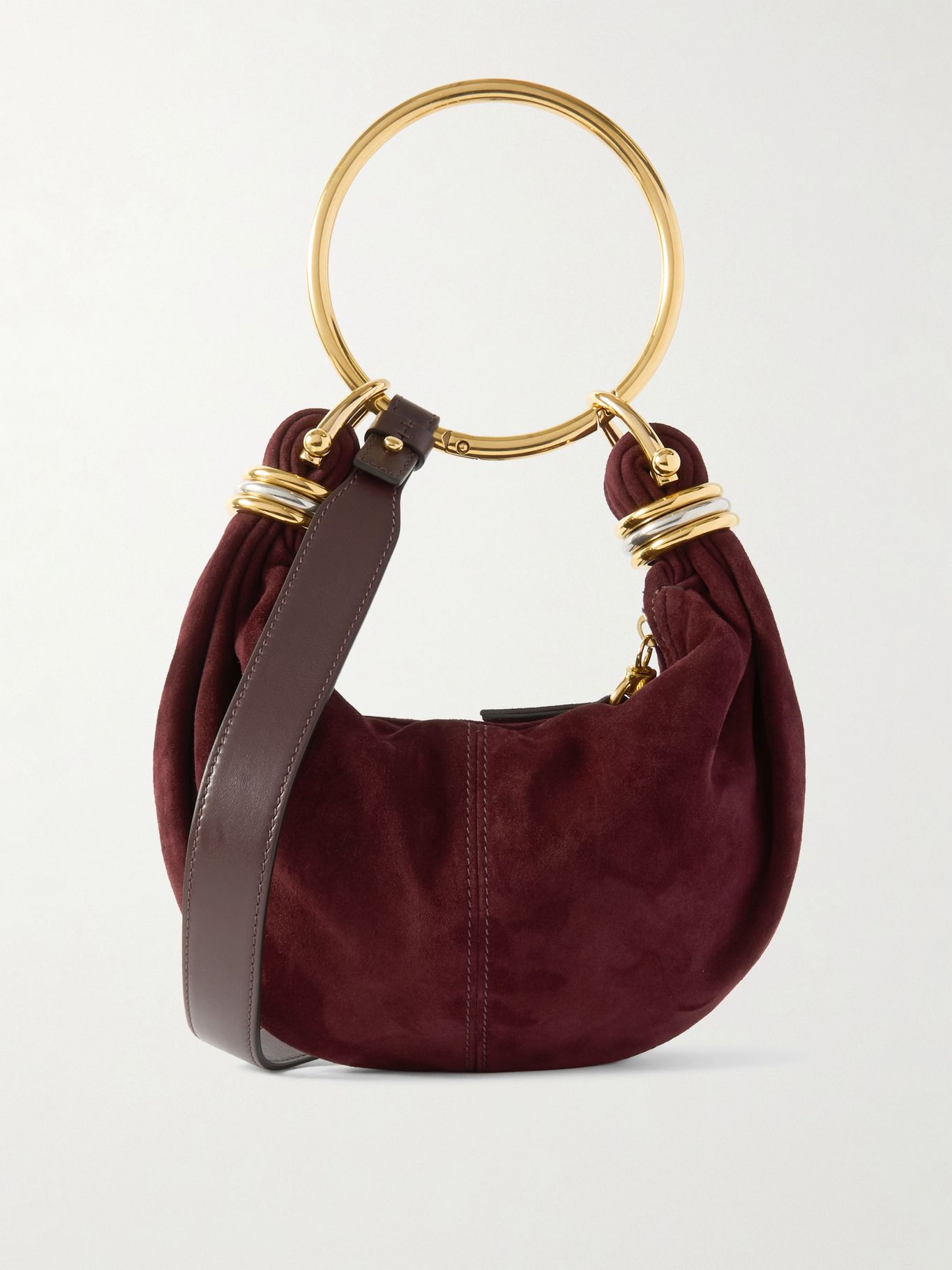 Chlo&amp;eacute; Bracelet suede bag