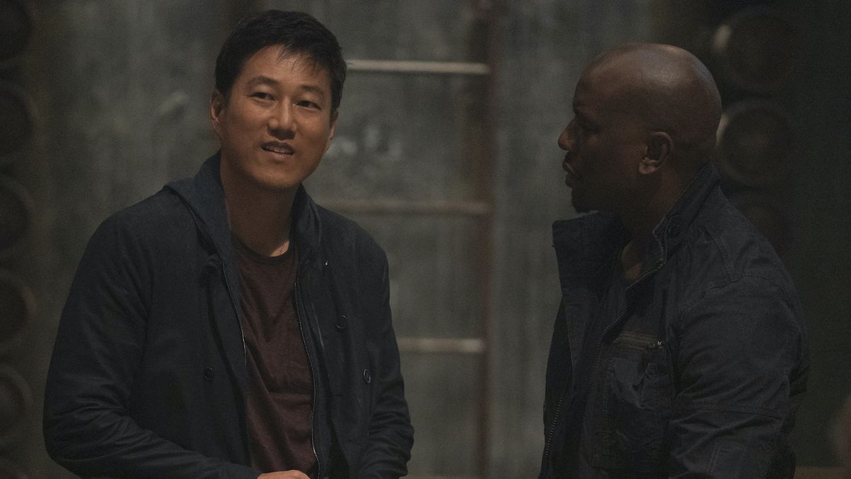 Sung Kang and Tyrese Gibson in F9