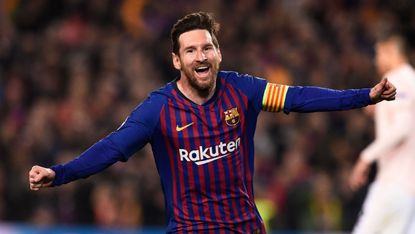 Lionel Messi scored twice as Barcelona beat Manchester United in the Champions League 