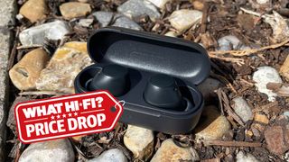 Sony WF-C510 earbuds with a What Hi-Fi? Price Drop badge