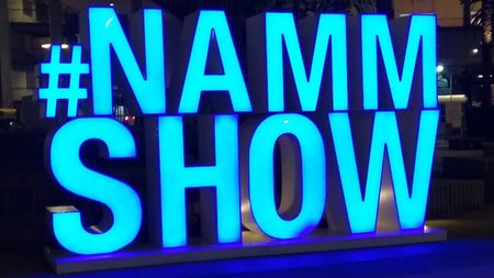 NAMM sign