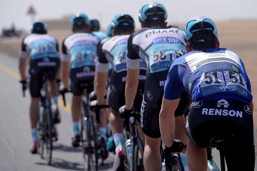 Etixx-Quickstep leads Mark Cavendish