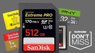 Memory card deals during Prime Day including SanDisk and PNY