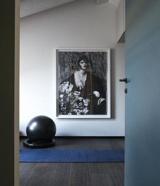 Milanese penthouse fitness space