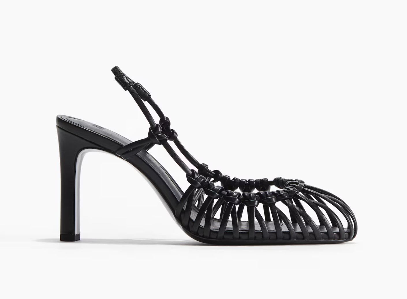 H&amp;amp;M, Knotted heeled slingbacks