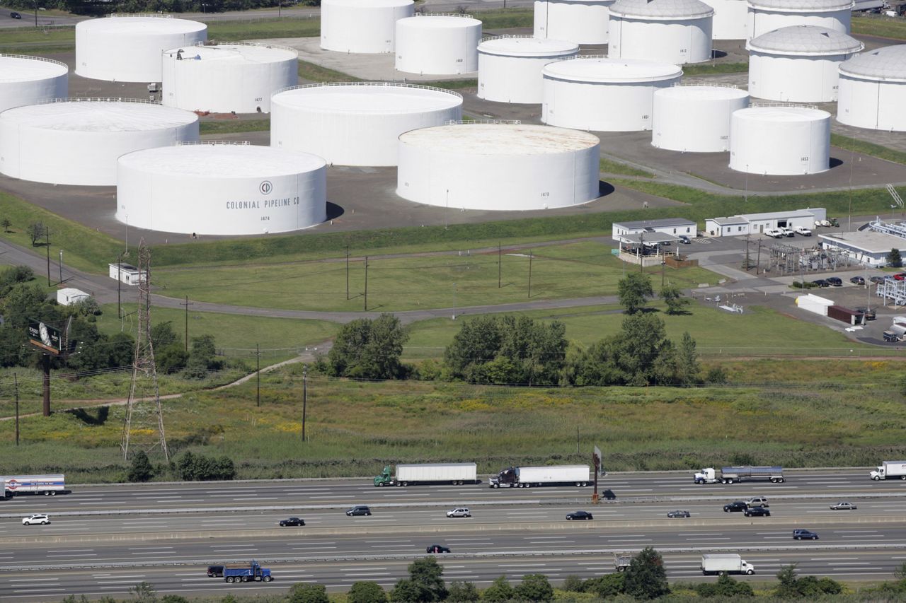 A Colonial Pipeline facility in Linden, New Jersey.