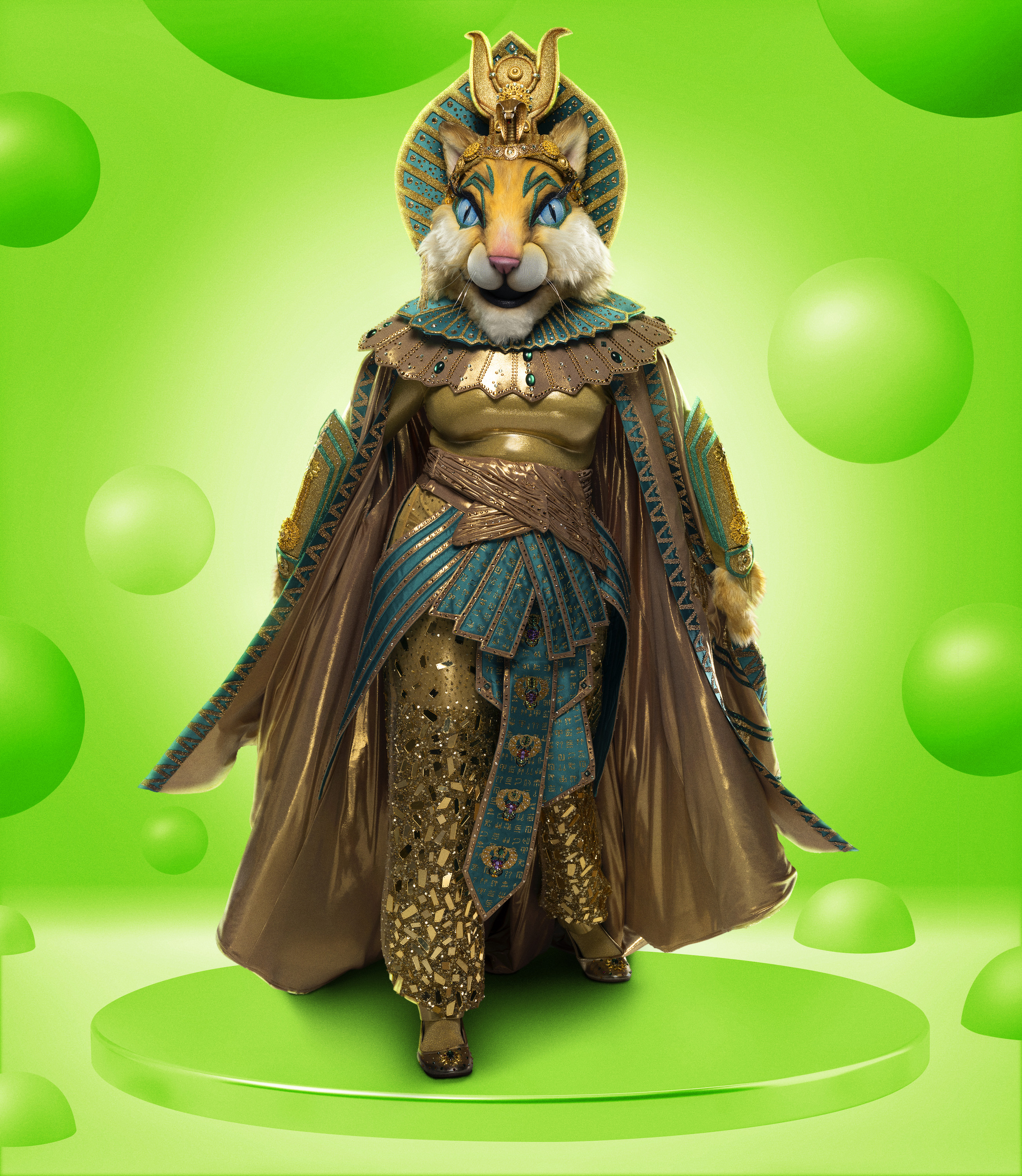 Promo image of Miss Cleocatra on The Masked Singer season 11