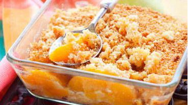 Peach cobbler