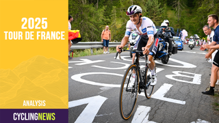 Belgian Remco Evenepoel of Soudal Quick-Step pictured in action during stage 20 of the 2024 Tour de France cycling race, from Nice to Col de la Couillole (132,8 km), in France, on Saturday 20 July 2024. The 111th edition of the Tour de France starts on Saturday 29 June and will finish in Nice, France on 21 July. BELGA PHOTO TOM GOYVAERTS (Photo by Tom Goyvaerts / BELGA MAG / Belga via AFP) (Photo by TOM GOYVAERTS/BELGA MAG/AFP via Getty Images)